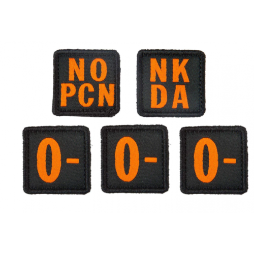 5.11 Tactical Blood Type Patch Kit 0 Negative